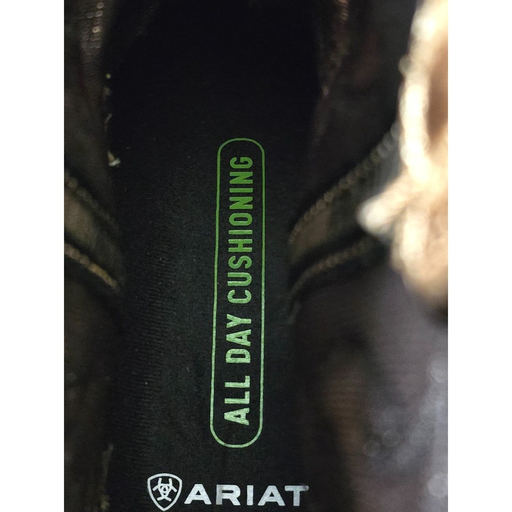 Ariat® (Men's 10.5 WIDE) Sport Cool VentTEK™ Cowboy Boot, Dark/2-Tone Tan - $220 - Picture 11 of 12